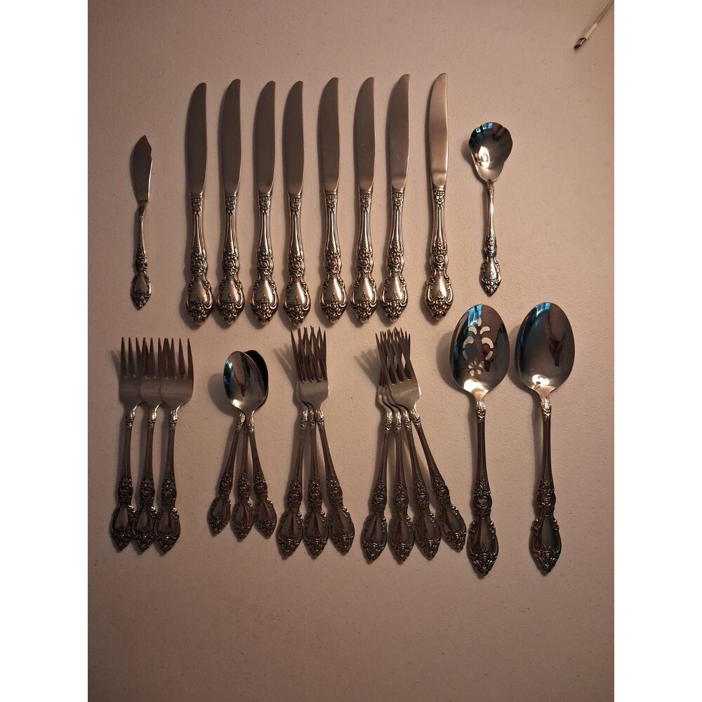 Oneida WORDSWORTH Stainless Steel LOT Flatware Set Silverware 25 Pieces